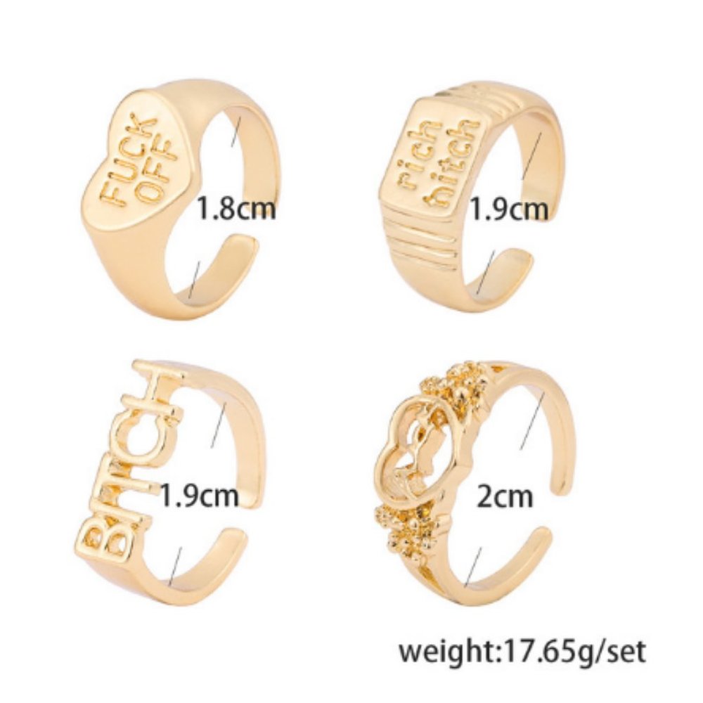Gold Ring Set - image 1